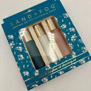 SAND + FOG Discovery Set Eau de Parfum Oil Rollers Marshmallow Vanilla Rose
